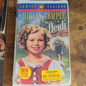 Shirley Temple in Heidi VHS (Brand New)